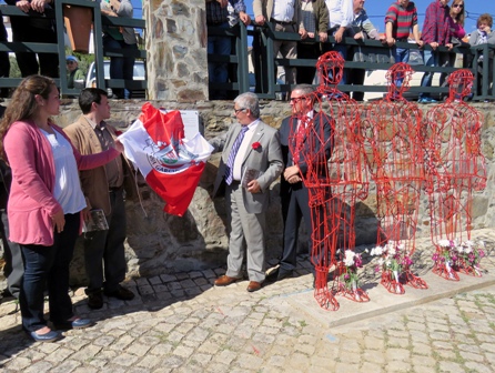 Memorial À Guerra momento da inauguracao